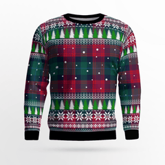 Clan Akins Tartan Christmas Ugly Sweater HE75 Akins Tartan Tartan Ugly Sweater   