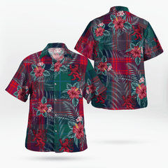 Clan Akins Tartan Scottish Lion Hawaiian Shirt XZ62 Akins Tartan Tartan Hawaii Shirt   