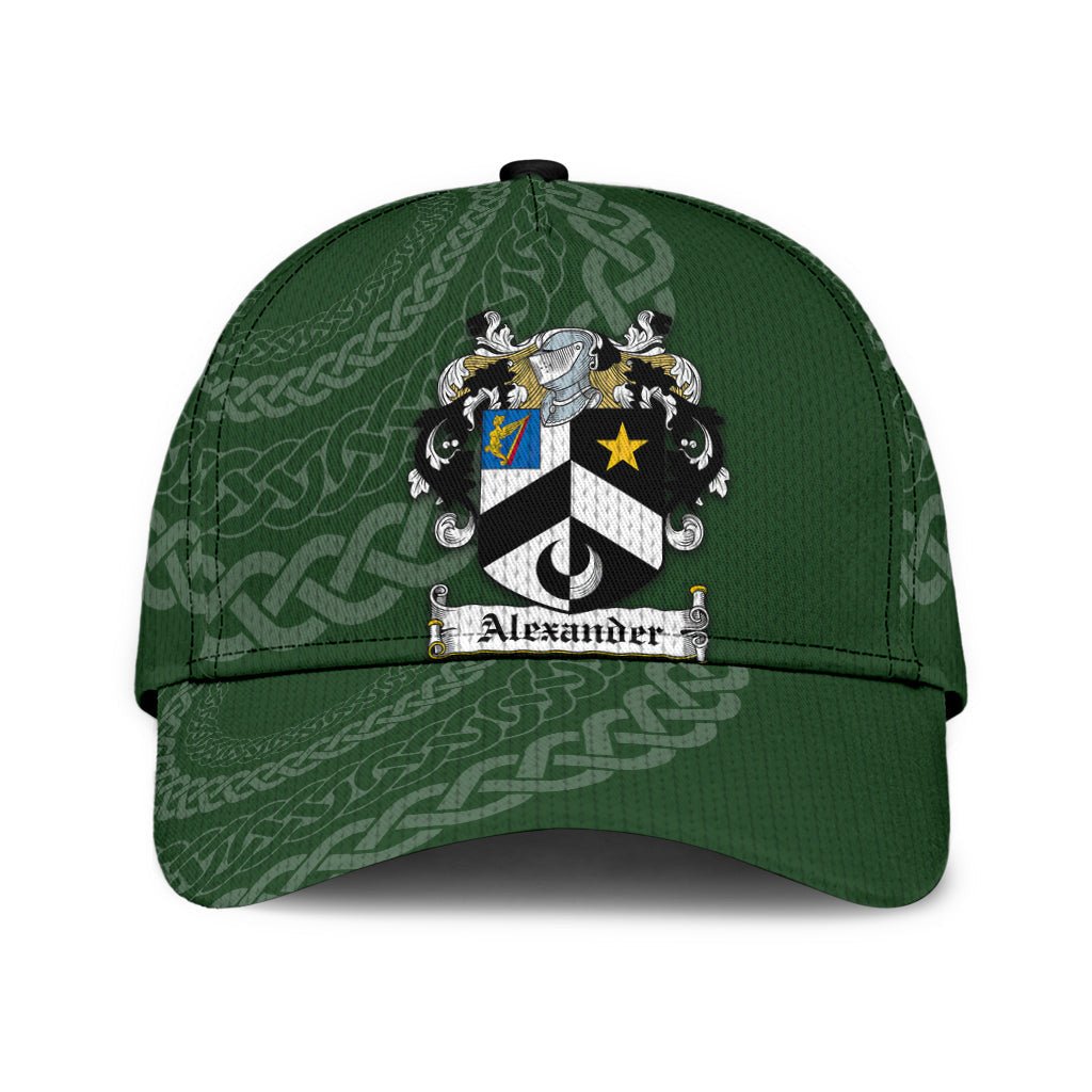 Clan Alexander Coat Of Arms - Irish Family Crest St Patrick's Day Classic CapKZ24 Classic Cap - Alexander Coat Of Arms St Patrick's Day Classic Cap Irish Cap   