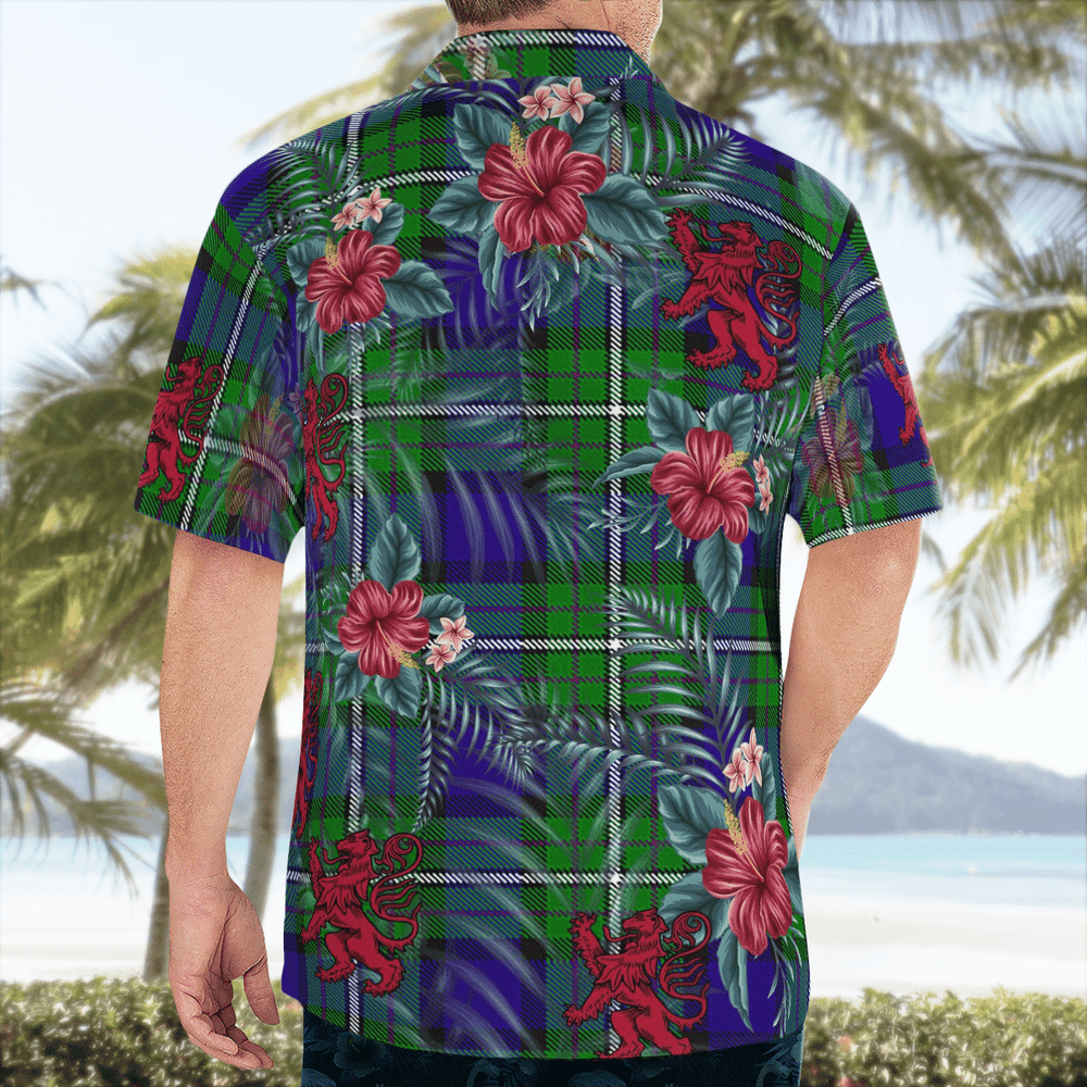 Clan Alexander Tartan Scottish Lion Hawaiian Shirt YM33 Alexander Tartan Tartan Hawaii Shirt   