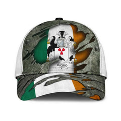 Clan Algeo Coat Of Arms - Irish Family Crest Classic Cap JX53 Algeo Coat Of Arms Irish Cap   