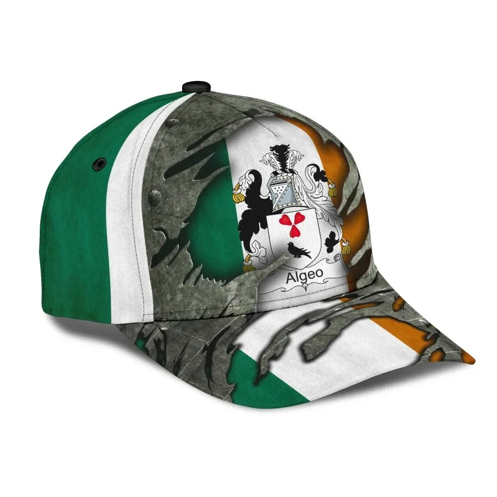Clan Algeo Coat Of Arms - Irish Family Crest Classic Cap JX53 Algeo Coat Of Arms Irish Cap   