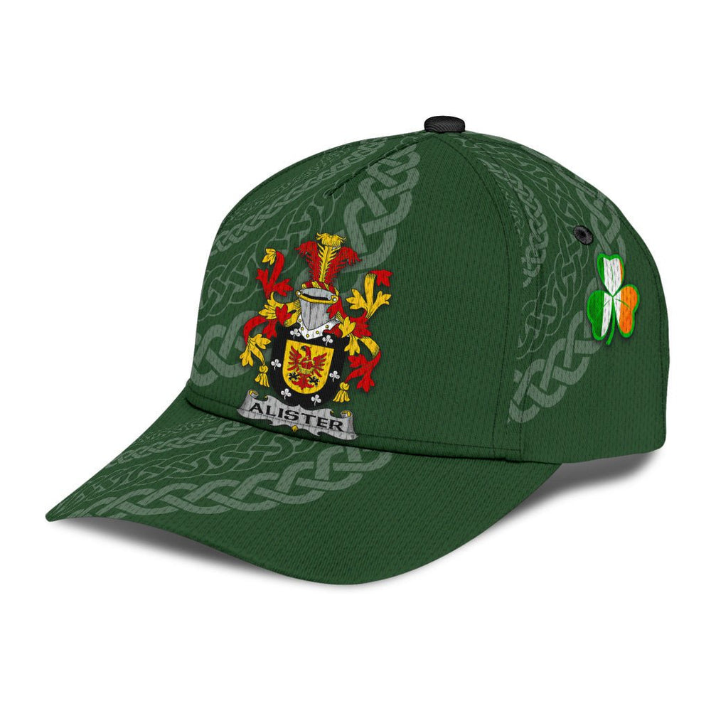 Clan Alister Coat Of Arms - Irish Family Crest St Patrick's Day Classic CapUF81 Classic Cap - Alister Coat Of Arms St Patrick's Day Classic Cap Irish Cap   