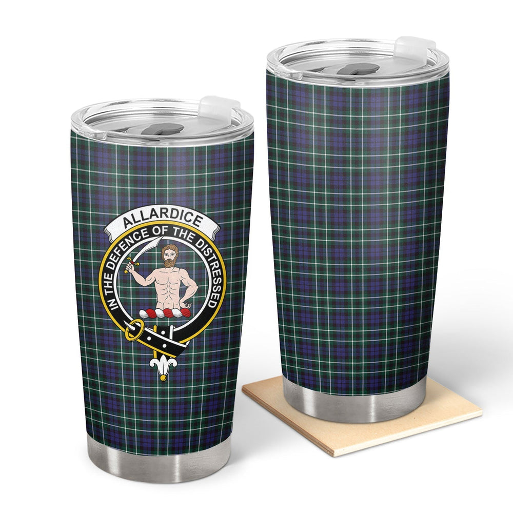 Clan Allardice Tartan Crest Tumbler LJ54 Clan Allardice Tartan Today   