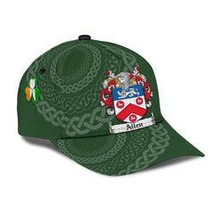Clan Allen Coat Of Arms Dublinarms - Irish Family Crest St Patrick's Day Classic CapVU72 Classic Cap - Allen Coat Of Arms Dublinarms St Patrick's Day Classic Cap Irish Cap   