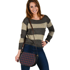 Clan Allison (1882) Tartan Saddle Handbags ZK70 Clan Allison Tartan Today   