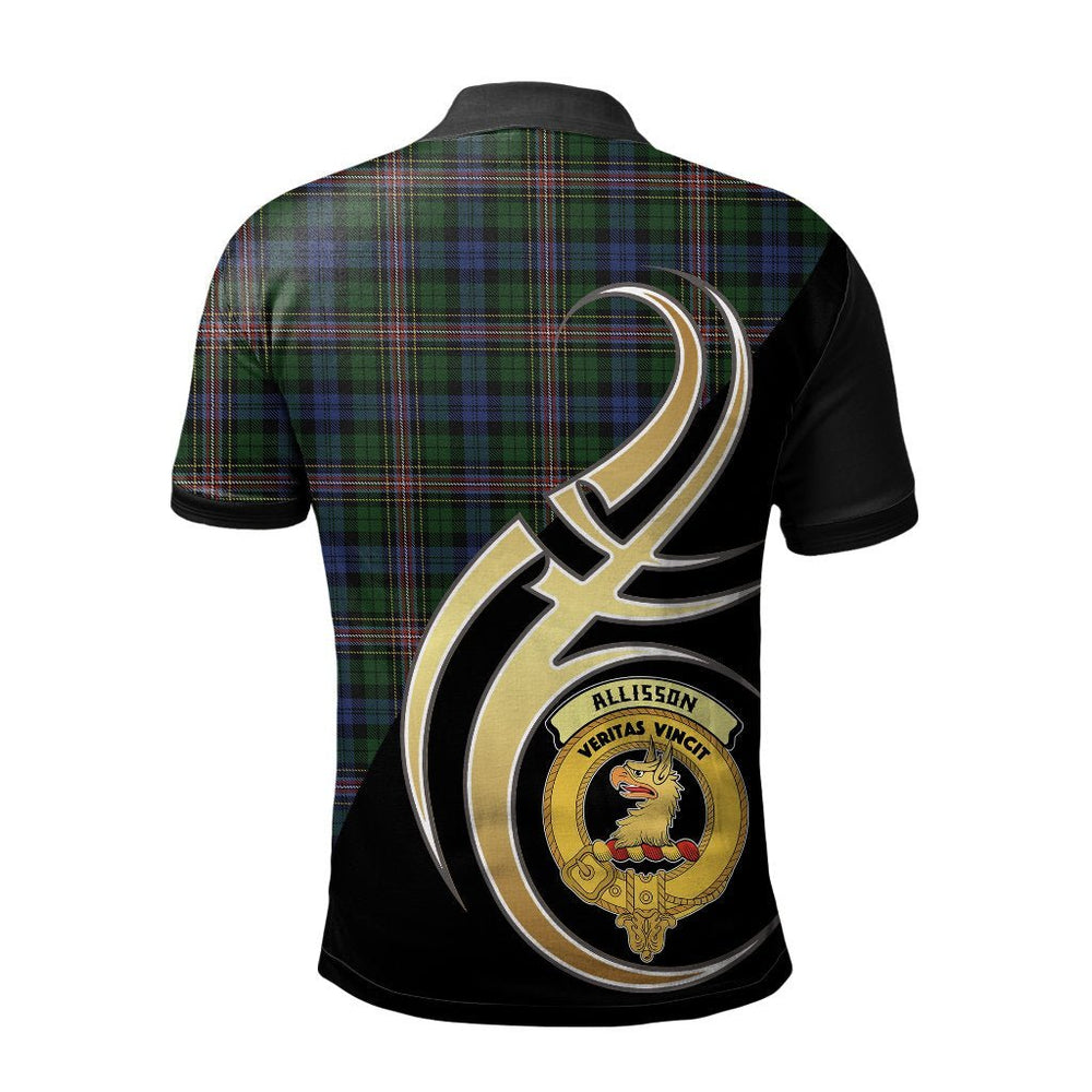 Clan Allison (MacBean and Bishop) Tartan Polo Shirt - Believe In Me Style VS60 Allison (MacBean and Bishop) Tartan Tartan Polo   