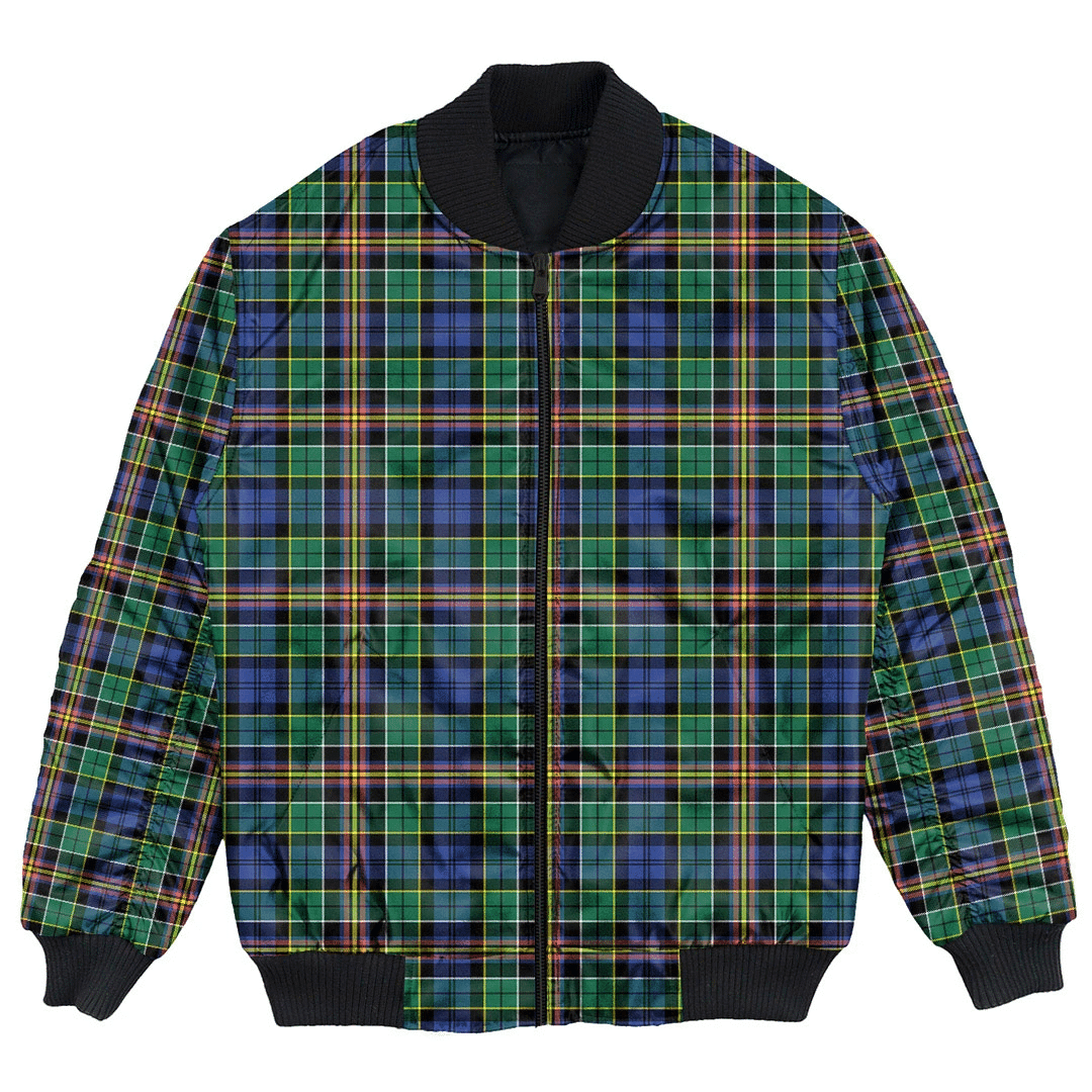 Clan Allison Tartan Bomber Jacket UE51 Allison Tartan Tartan Bomber Jacket   