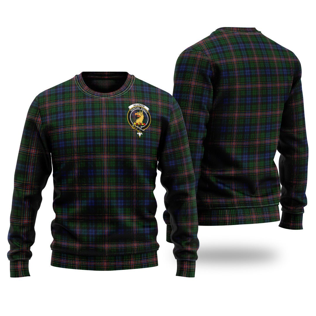 Clan Allison Tartan Christmas Ugly Sweater AI50 Allison Tartan Tartan Sweater   