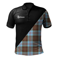 Clan Anderson Ancient Clan - Military Polo Shirt YR86 Anderson Ancient Tartan Tartan Polo   
