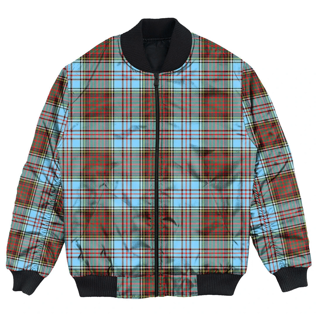 Clan Anderson Ancient Tartan Bomber Jacket WF20 Anderson Ancient Tartan Tartan Bomber Jacket   