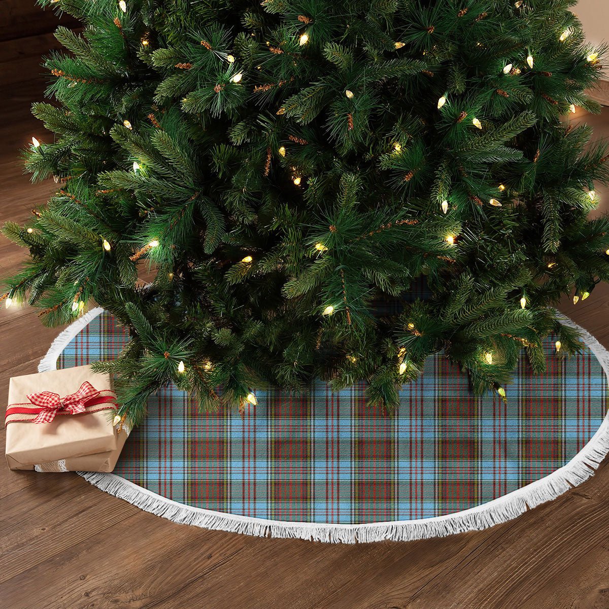 Clan Anderson Ancient Tartan Christmas Tree Skirt KQ64 Anderson Ancient Tartan Tartan Christmas   