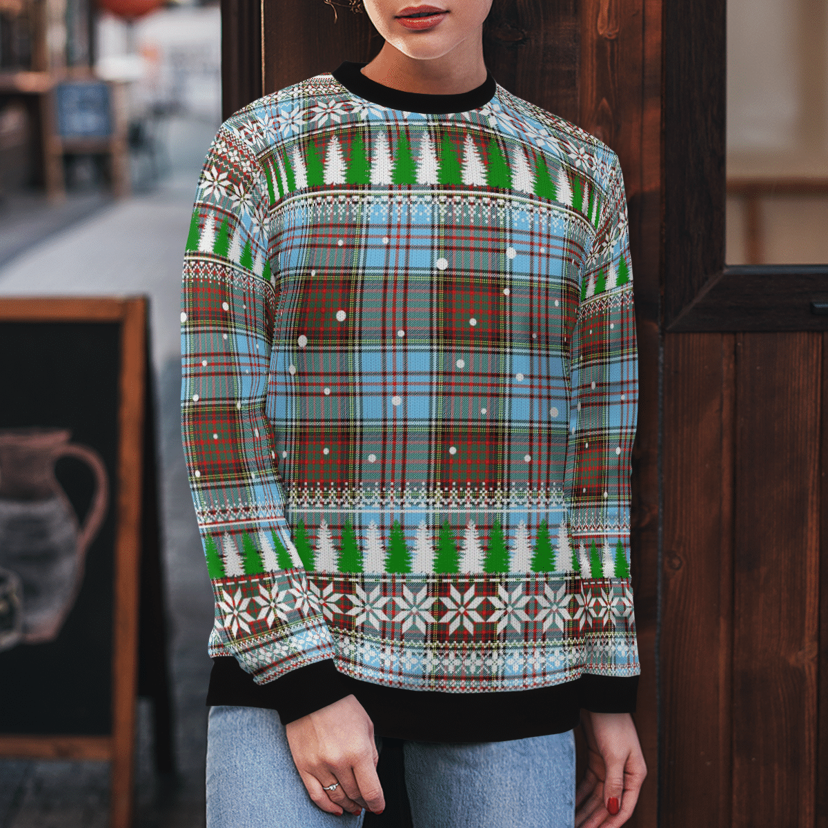 Clan Anderson Ancient Tartan Christmas Ugly Sweater PJ27 Anderson Ancient Tartan Tartan Ugly Sweater   