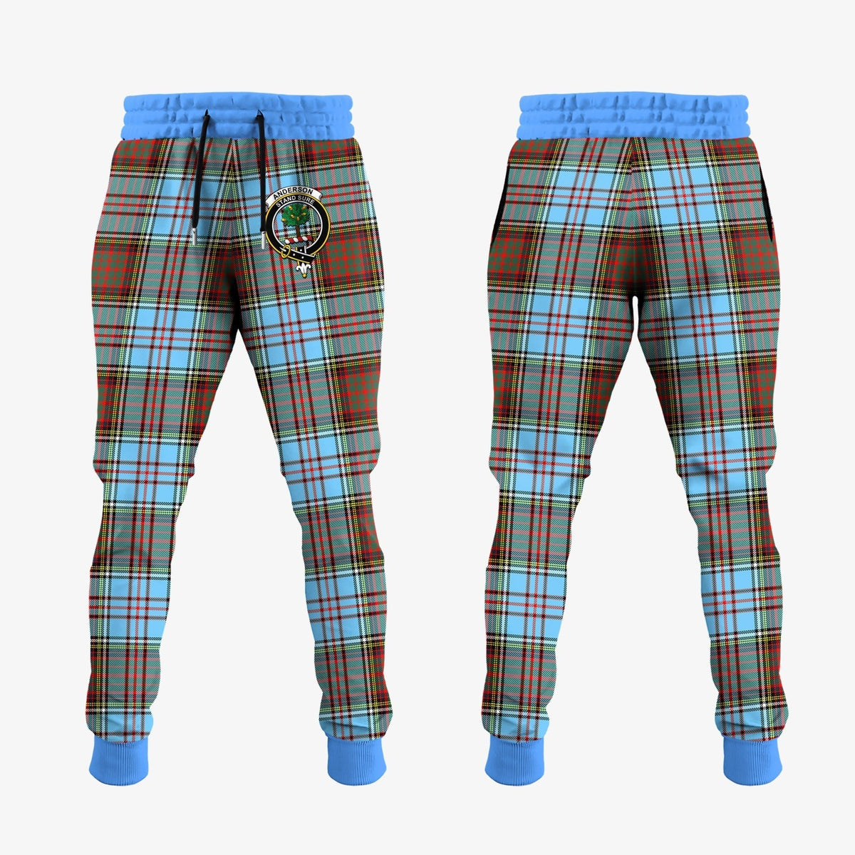 Clan Anderson Ancient Tartan Crest Jogger Sweatpants BJ61 Clan Anderson Tartan Today   