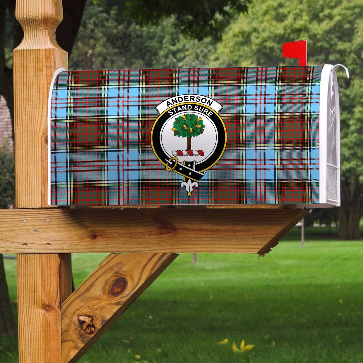 Clan Anderson Ancient Tartan Crest Mailbox DV53 Clan Anderson Tartan Today   