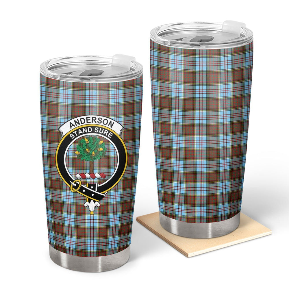 Clan Anderson Ancient Tartan Crest Tumbler WK54 Clan Anderson Tartan Today   