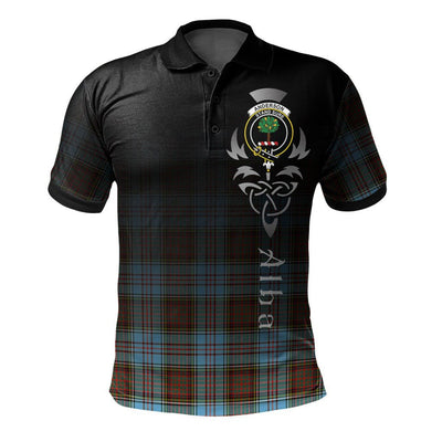 Clan Anderson Ancient Tartan Polo Shirt - Alba Celtic Style RB62