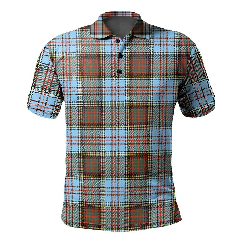 Clan Anderson Ancient Tartan Polo Shirt NV15 Anderson Ancient Tartan Tartan Polo   