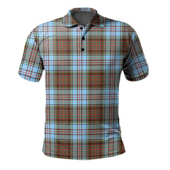 Clan Anderson Ancient Tartan Polo Shirt NV15 Anderson Ancient Tartan Tartan Polo   
