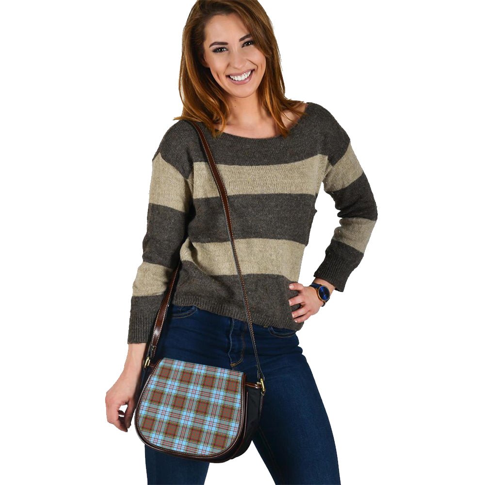 Clan Anderson Ancient Tartan Saddle Handbags GF49 Clan Anderson Tartan Today   