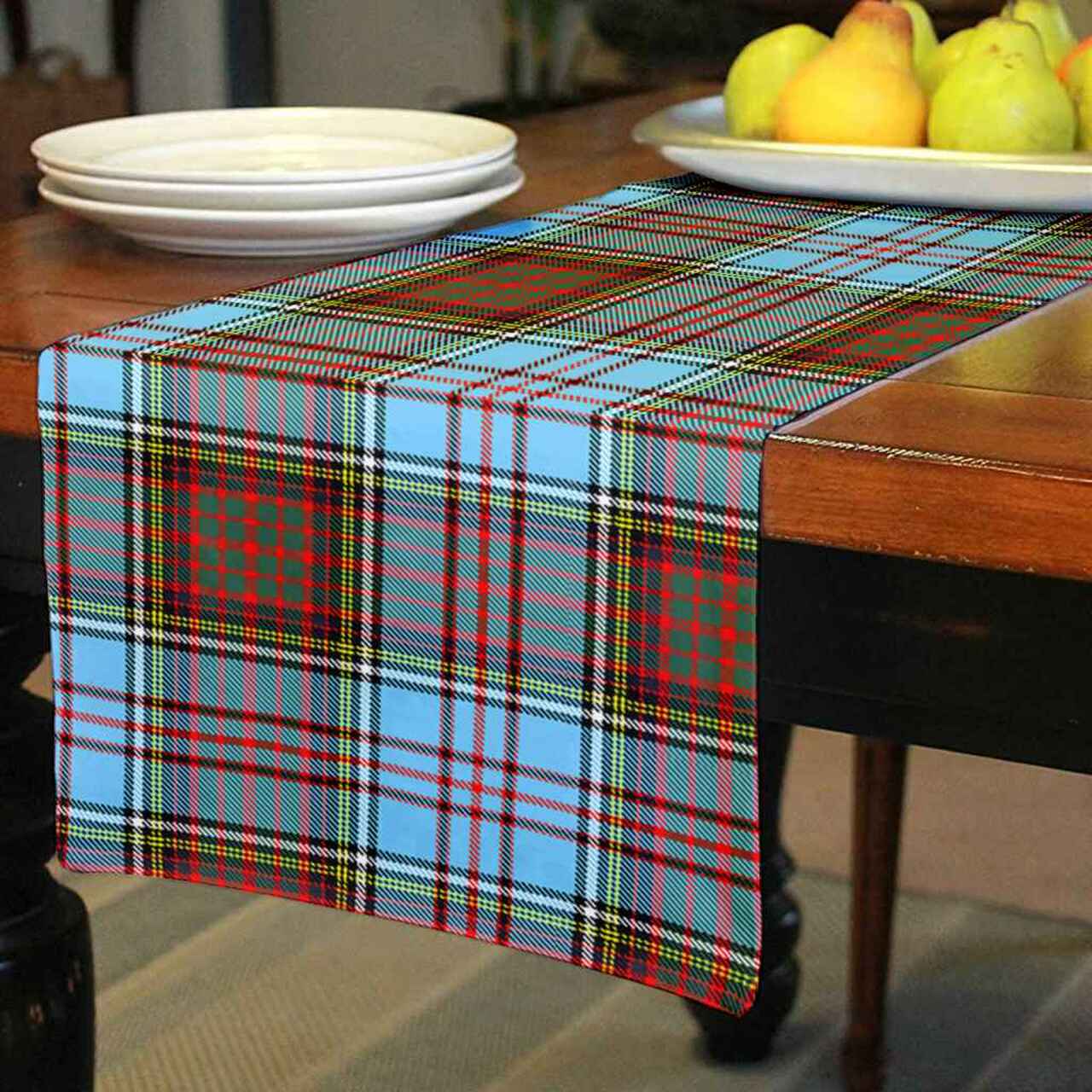 Clan Anderson Ancient Tartan Table Runner Cotton VN69 Anderson Ancient Tartan Tartan Table Runner   