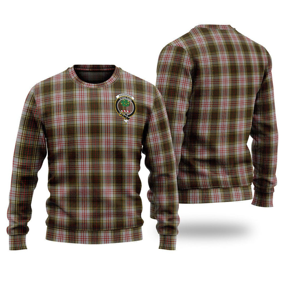 Clan Anderson Dress Tartan Christmas Ugly Sweater SF92 Anderson Dress Tartan Tartan Sweater   