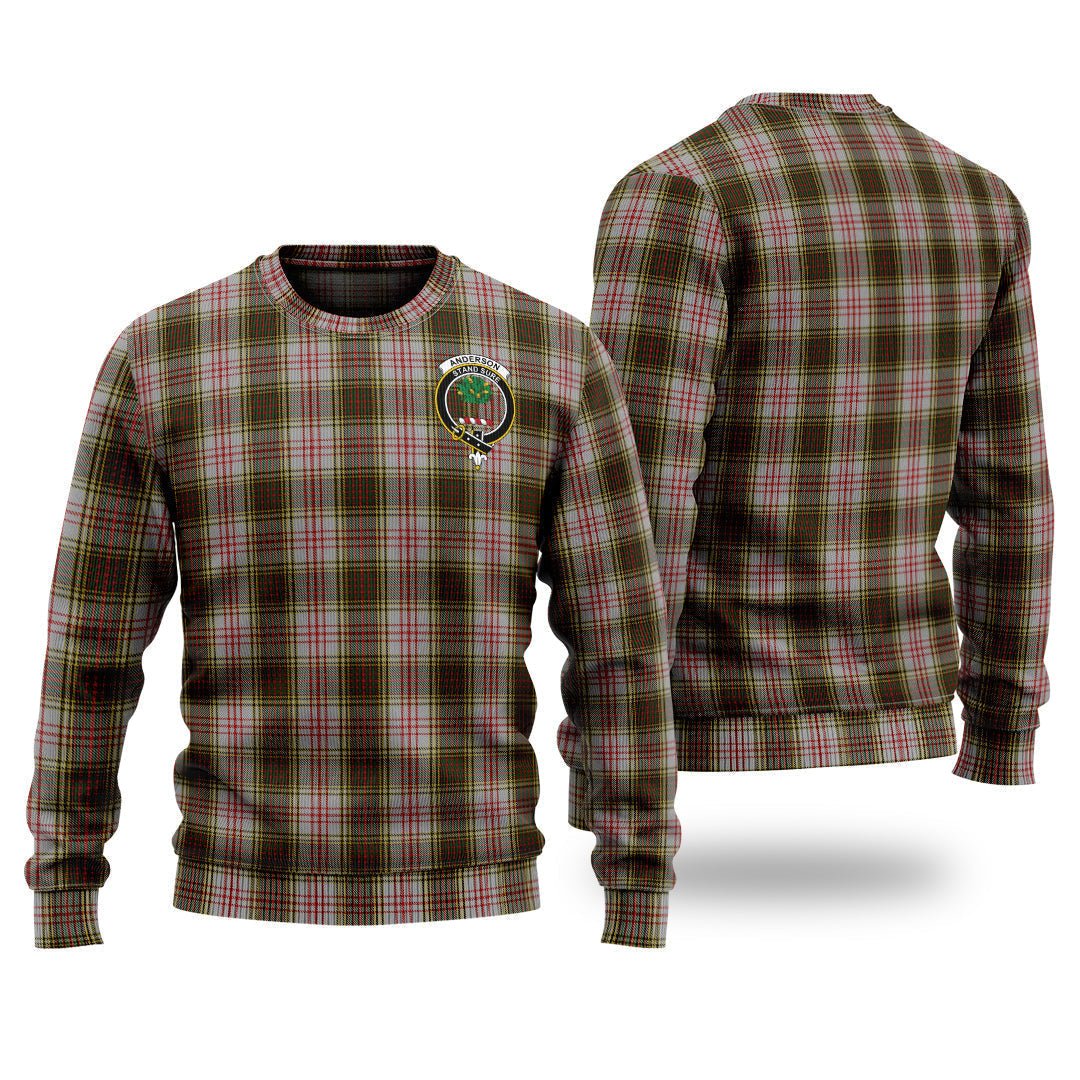 Clan Anderson Dress Tartan Christmas Ugly Sweater SF92 Anderson Dress Tartan Tartan Sweater   