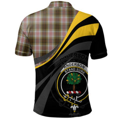 Clan Anderson Dress Tartan Polo Shirt - Royal Coat Of Arms Style WK33 Anderson Dress Tartan Tartan Polo   