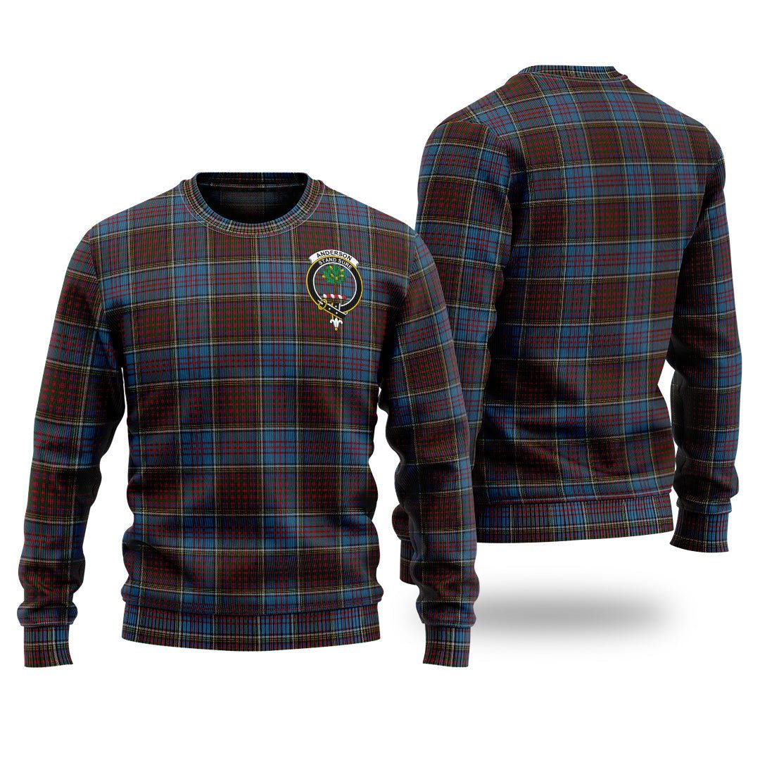 Clan Anderson Highland Society Of London Tartan Christmas Ugly Sweater AZ73 Anderson Highland Society Of London Tartan Tartan Sweater   