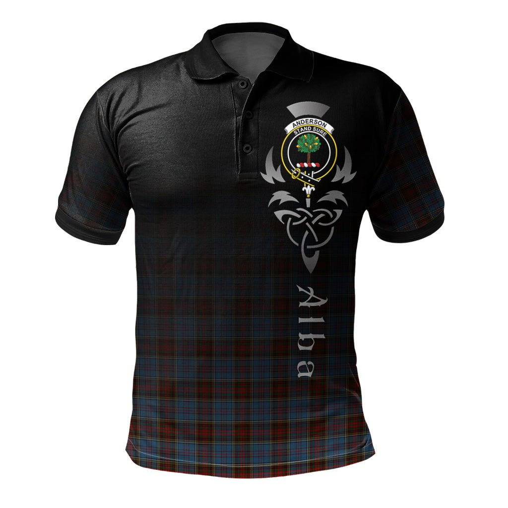 Clan Anderson MacGregor Hastie 01 Tartan Polo Shirt - Alba Celtic Style WW45 Anderson MacGregor Hastie 01 Tartan Tartan Polo   