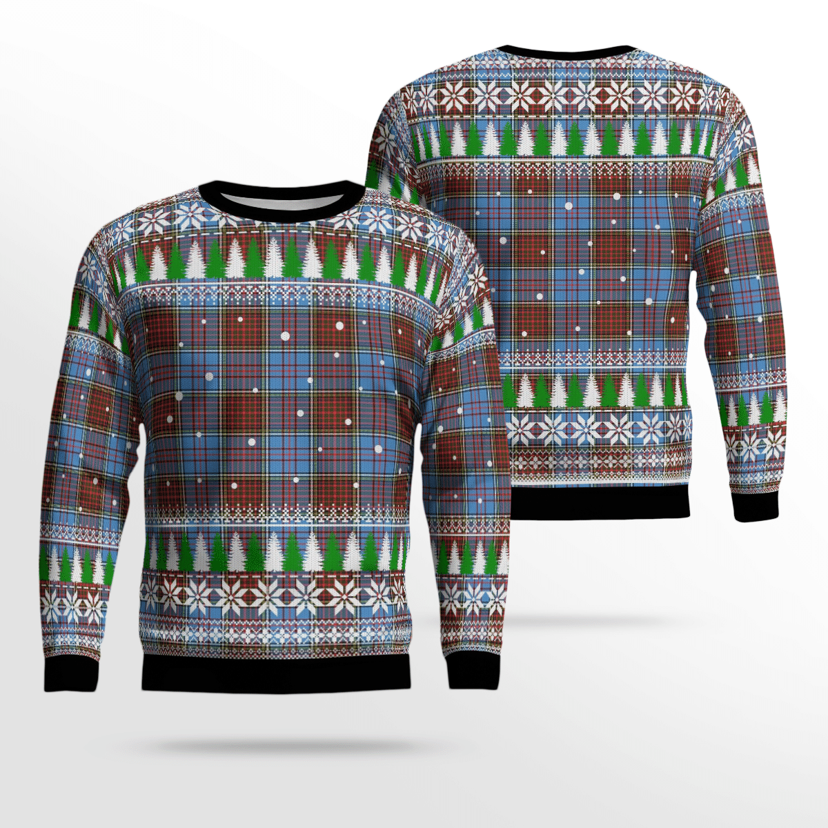 Clan Anderson Modern Tartan Christmas Ugly Sweater OE34 Anderson Modern Tartan Tartan Ugly Sweater   