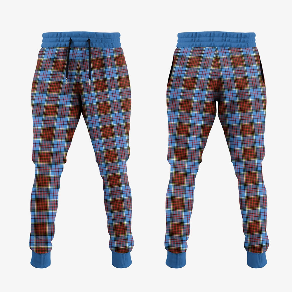 Clan Anderson Modern Tartan Crest Jogger Sweatpants ZO94 Clan Anderson Tartan Today   