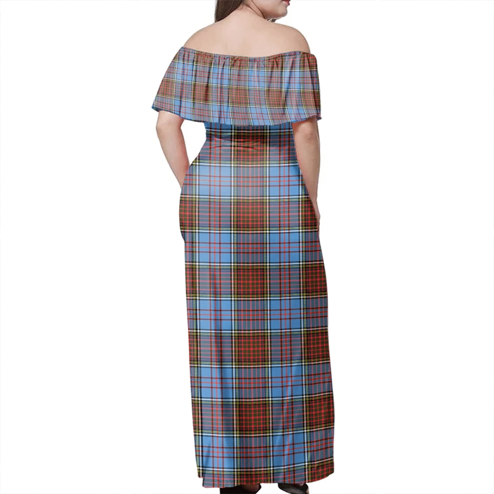 Clan Anderson Modern Tartan Hawaii Dress YU35 Clan Anderson Tartan Hawaii Dress   