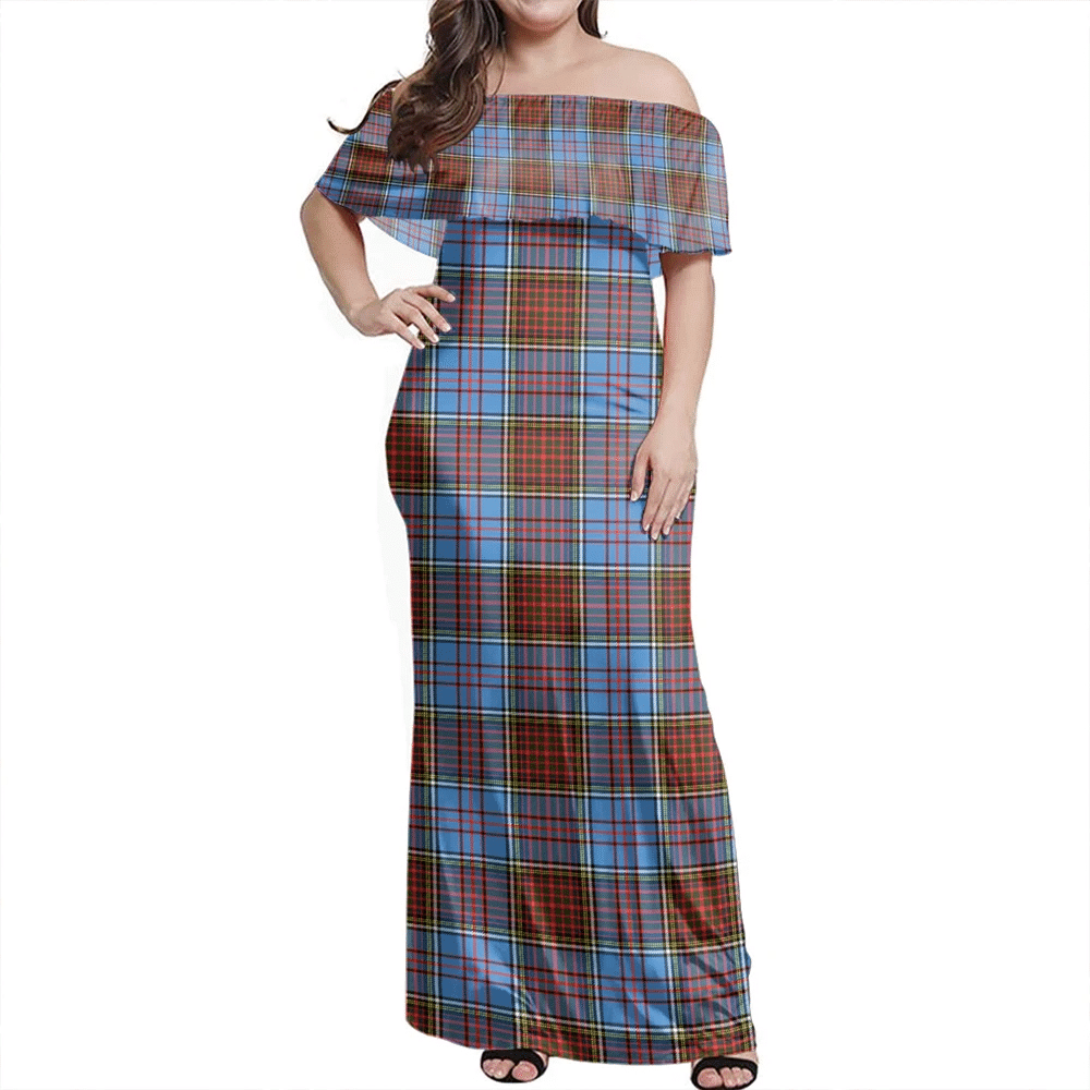 Clan Anderson Modern Tartan Hawaii Dress YU35 Clan Anderson Tartan Hawaii Dress   