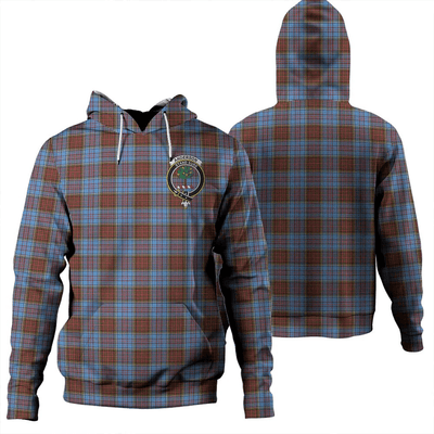 Clan Anderson Modern Tartan Hoodie Crest XA8TBJMS-1