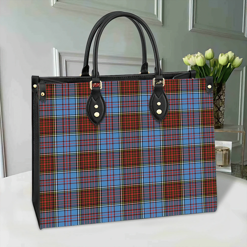 Clan Anderson Modern Tartan Leather Bag TJ62 Clan Anderson Tartan Today   
