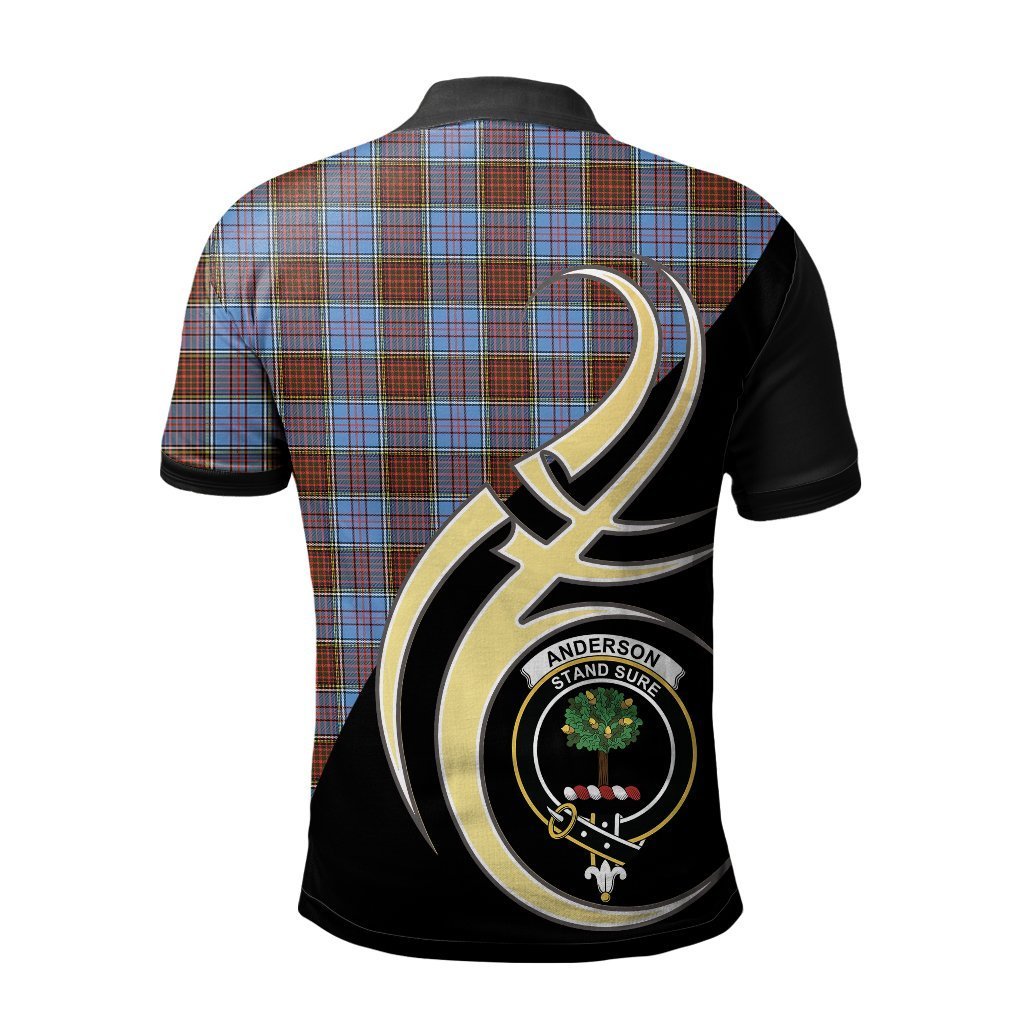 Clan Anderson Modern Tartan Polo Shirt - Believe In Me Style FY94 Anderson Modern Tartan Tartan Polo   
