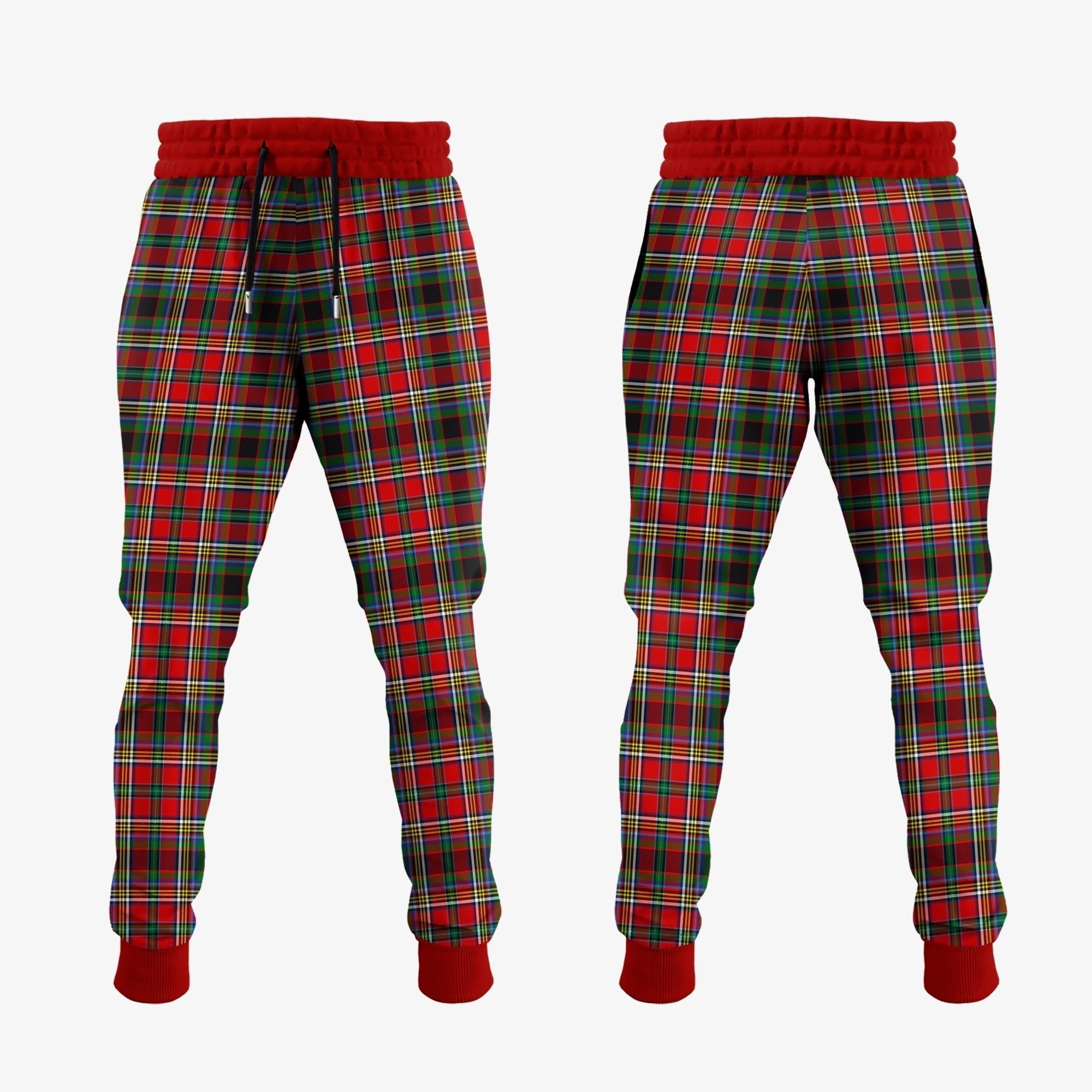 Clan Anderson Of Arbrake Tartan Crest Jogger Sweatpants GA94 Clan Anderson Tartan Today   