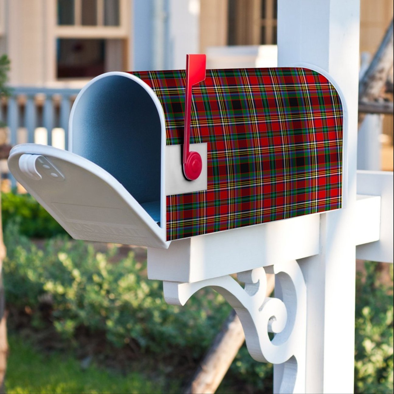 Clan Anderson Of Arbrake Tartan Crest Mailbox BL80 Clan Anderson Tartan Today   