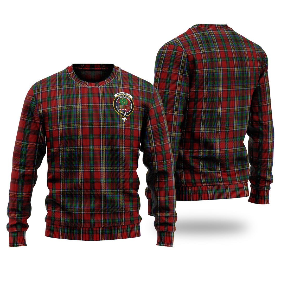 Clan Anderson Of Ardbrake Tartan Christmas Ugly Sweater IB14 Anderson Of Ardbrake Tartan Tartan Sweater   