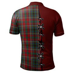 Clan Anderson of Ardbrake Tartan Polo Shirt - Lion Rampant And Celtic Thistle Style UD57 Anderson of Ardbrake Tartan Tartan Polo   