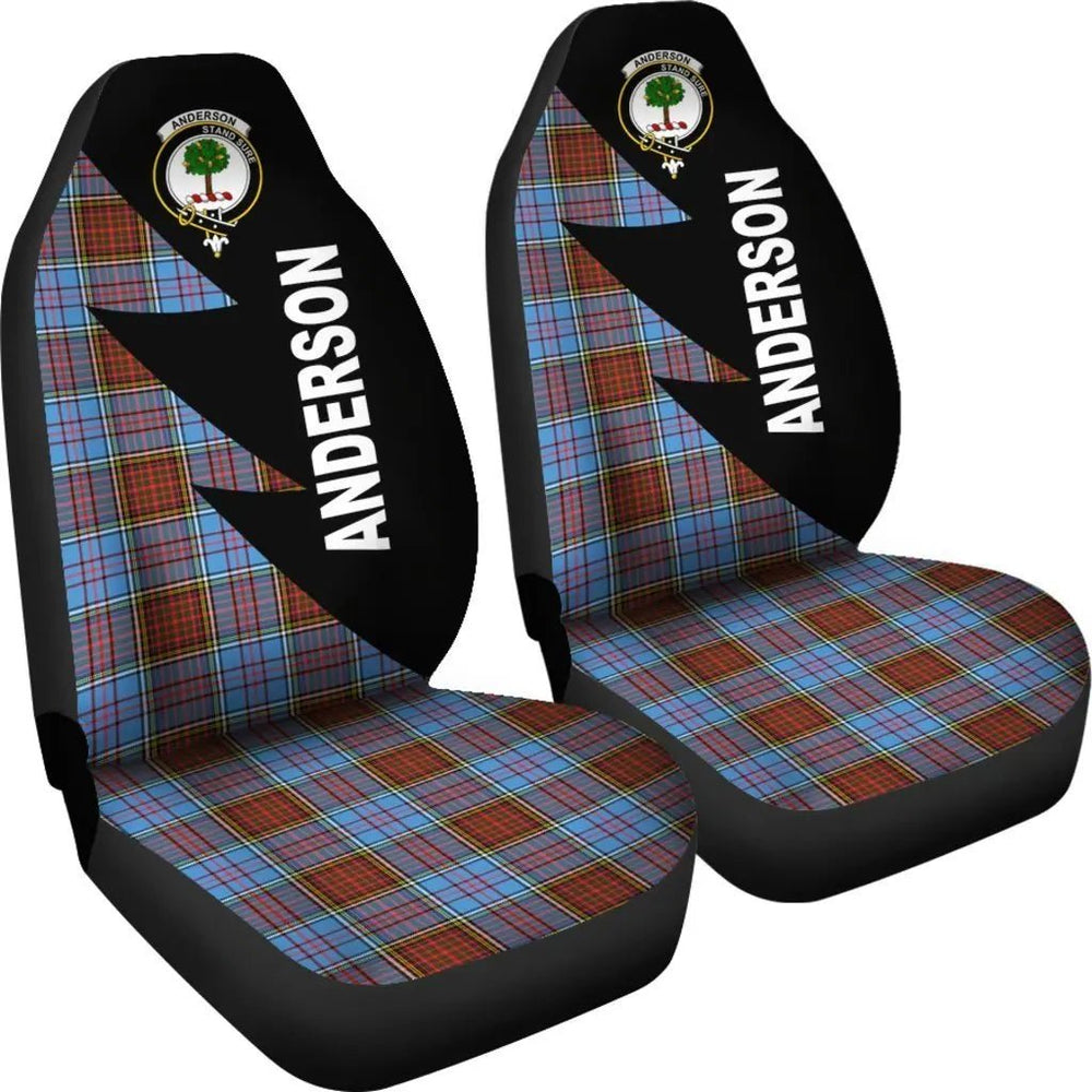 Clan Anderson Tartan Crest Car seat Cover BE11 Clan Anderson Tartan Today   