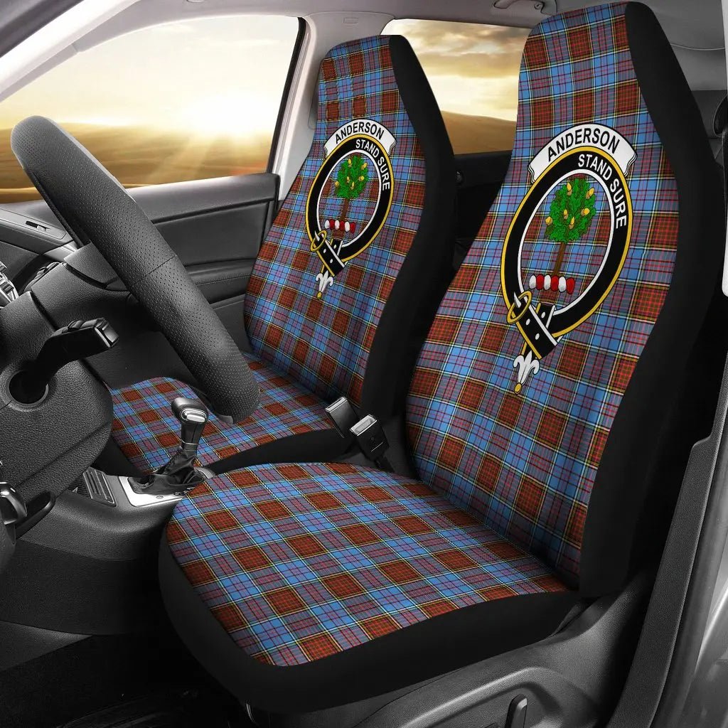 Clan Anderson Tartan Crest Car seat Cover BS48 Clan Anderson Tartan Today   