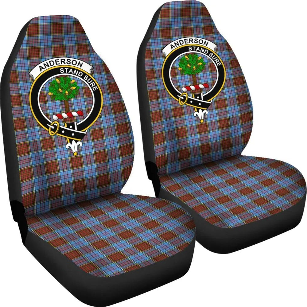 Clan Anderson Tartan Crest Car seat Cover BS48 Clan Anderson Tartan Today   