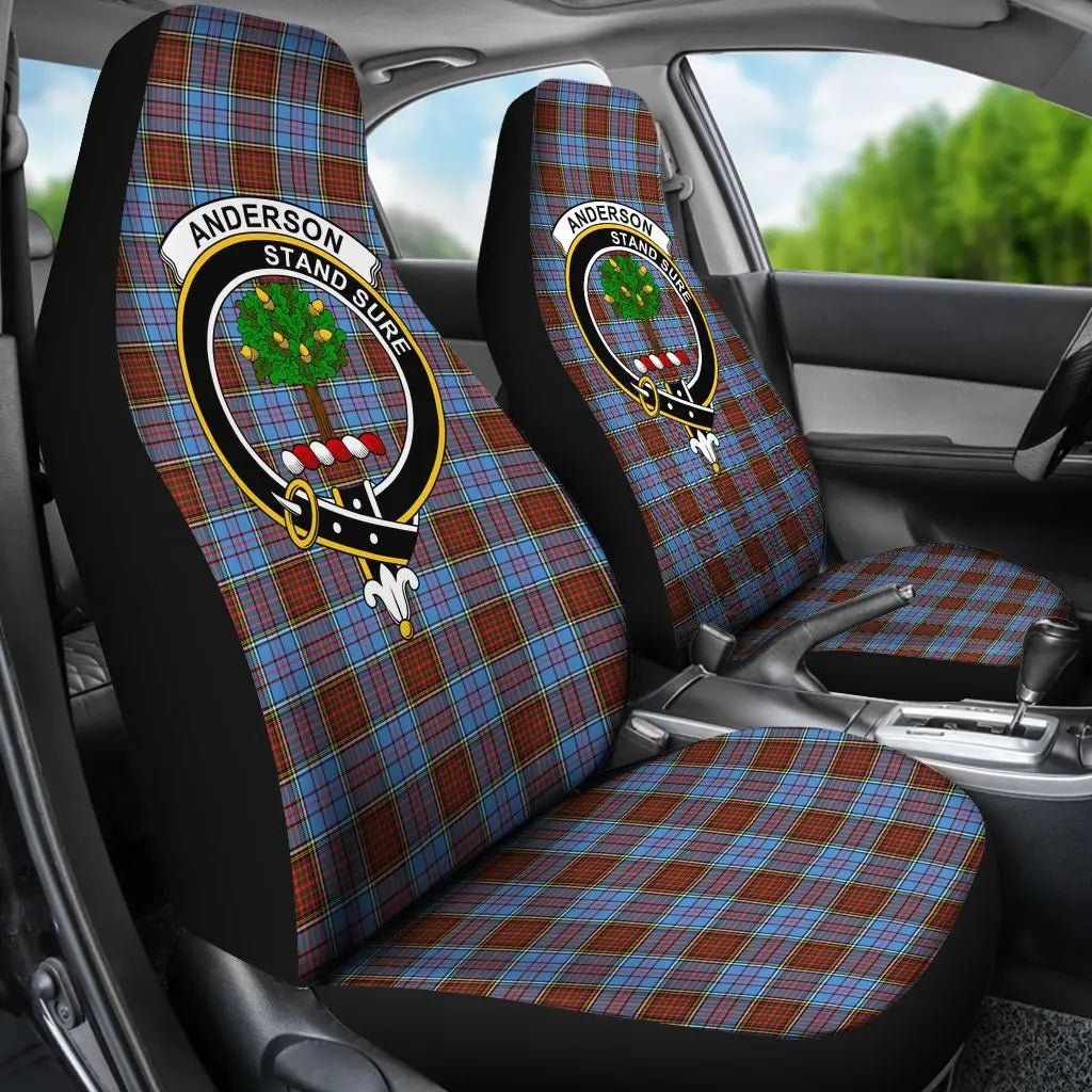Clan Anderson Tartan Crest Car seat Cover BS48 Clan Anderson Tartan Today   