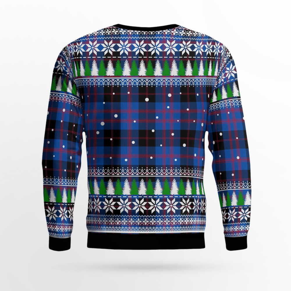 Clan Angus Modern Tartan Christmas Ugly Sweater QQ63 Angus Modern Tartan Tartan Ugly Sweater   