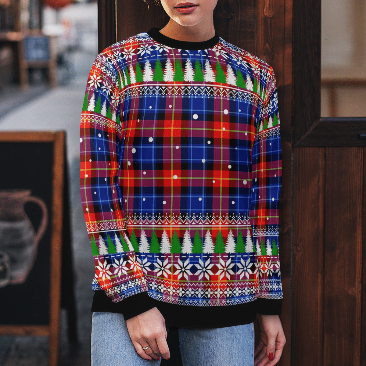 Clan Anstruther Tartan Christmas Ugly Sweater JB93 Anstruther Tartan Tartan Ugly Sweater   