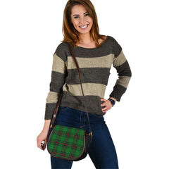 Clan Anstruther Tartan Saddle Handbags SY32 Clan Anstruther Tartan Today   