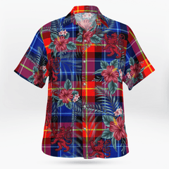 Clan Anstruther Tartan Scottish Lion Hawaiian Shirt DU23 Anstruther Tartan Tartan Hawaii Shirt   