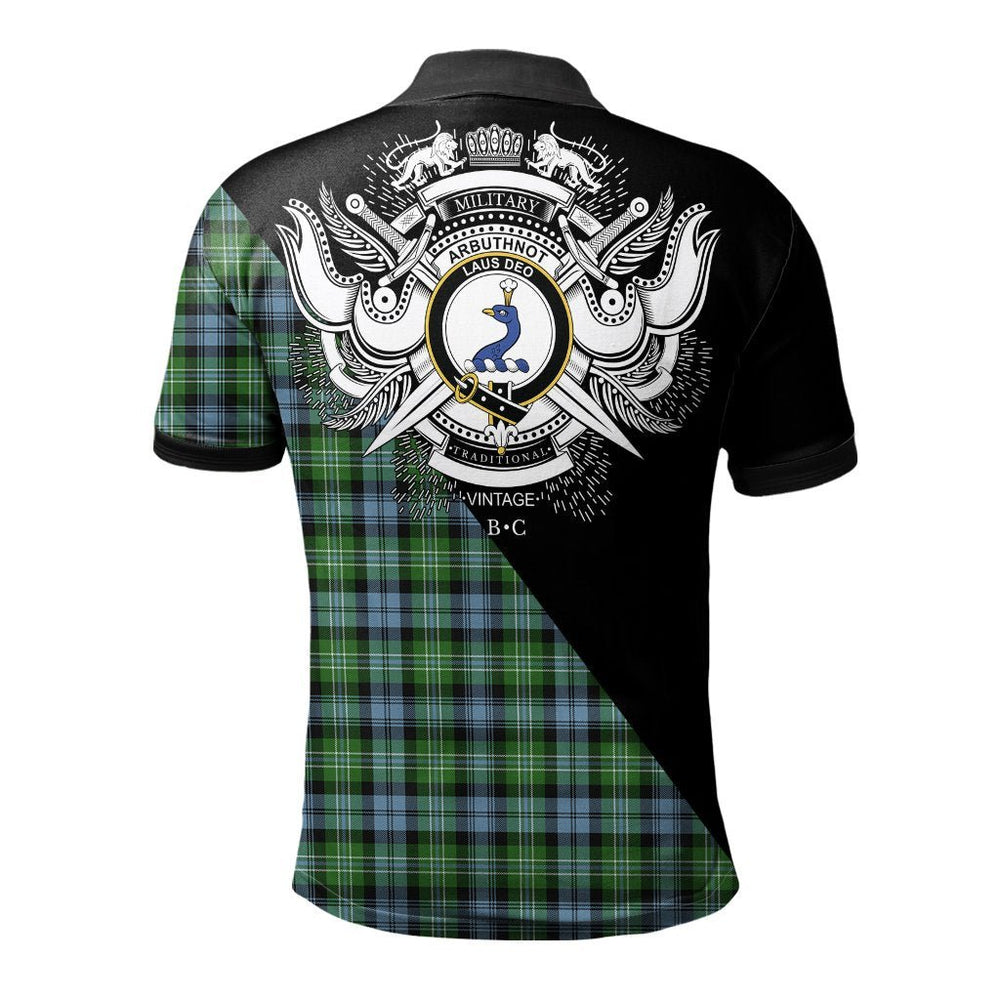 Clan Arbuthnot Ancient Clan - Military Polo Shirt DQ27 Arbuthnot Ancient Tartan Tartan Polo   